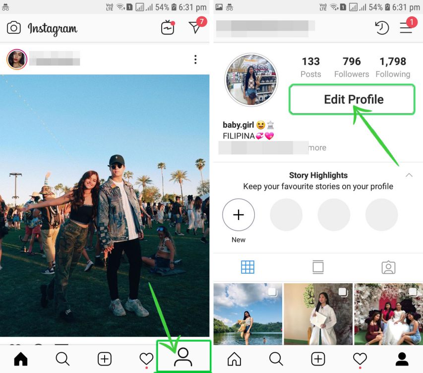 how to edit your instagram profile picture online