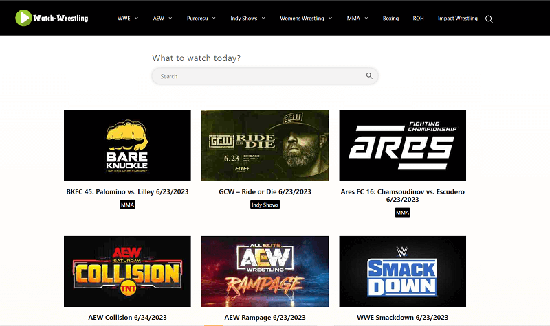 Websites to watch wwe for online free